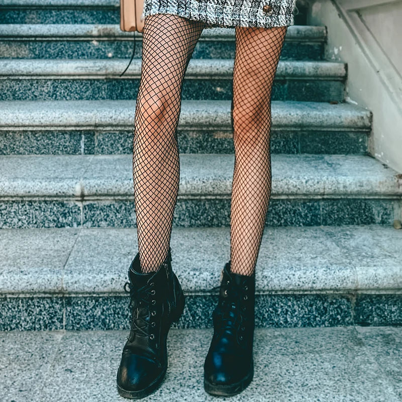 Medias Fishnet Paisley